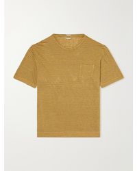 Massimo Alba - Panarea Linen And Cotton T-Shirt - Lyst