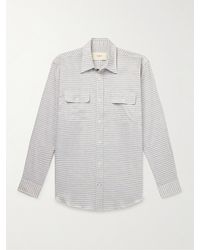James Purdey & Sons - Checked Linen Shirt - Lyst