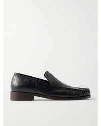 Acne Studios - Boafer Embellished Leather Loafers - Lyst