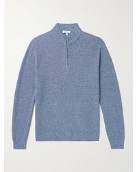 Peter Millar - Nevis Pima Cotton And Merino Wool-blend Quarter-zip Sweater - Lyst