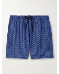 Vilebrequin - Moopea Straight-Leg Mid-Length Printed Wool Swim Shorts - Lyst