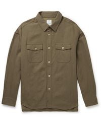 Visvim - Lumber Wool And Linen-Blend Shirt - Lyst