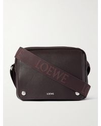 Loewe - Pebble Xs Full-Grain Leather Messenger Bag - Lyst