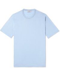 John Smedley - Lorca Slim-fit Sea Island Cotton T-shirt - Lyst