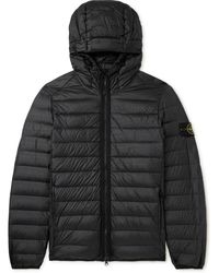 Stone Island - Logo-Appliquéd Quilted Shell Hooded Down Jacket - Lyst
