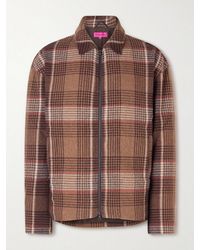 The Elder Statesman - Checked Cashmere Jacket - Lyst