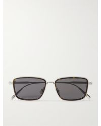 Dior - Diorblacksuit S9u Silver-tone And Tortoiseshell Acetate D-frame Sunglasses - Lyst