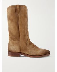Jil Sander - Bruce Suede Biker Boots - Lyst