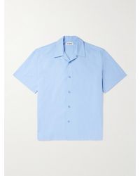 Jil Sander - Hemd aus Baumwollpopeline mit wandelbarem Kragen - Lyst
