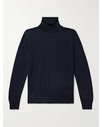 Canali - Slim-fit Merino Wool Rollneck Sweater - Lyst