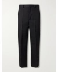 Second Layer - Zooty Straight-Leg Wool-Twill Suit Trousers - Lyst
