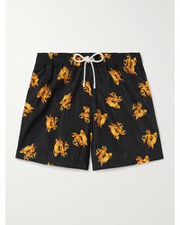 Palm Angels - Straight-leg Mid-length Logo-print Swim Shorts - Lyst