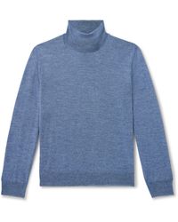 Canali - Slim-fit Merino Wool Rollneck Sweater - Lyst