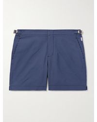 Orlebar Brown - Bulldog Straight-Leg Mid-Length Jacquard Swim Shorts - Lyst