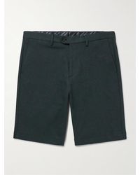 Etro - Straight-leg Cotton-blend Jacquard Bermuda Shorts - Lyst