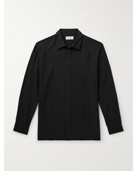 Saint Laurent - Camicia in jacquard a pois - Lyst