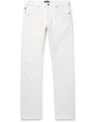 Tom Ford - Slim-Fit Straight-Leg Selvedge Jeans - Lyst