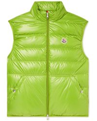 Moncler - Aube Slim-fit Logo-appliquéd Quilted Shell Down Gilet - Lyst