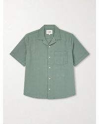 Corridor NYC - Convertible-Collar Cotton-Hopsack Shirt - Lyst