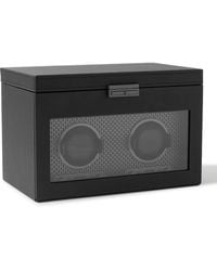 Wolf - Axis Vegan Leather Two-piece Watch Winder - Lyst
