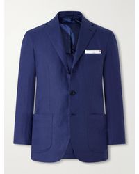 Kiton - Linen Blazer - Lyst