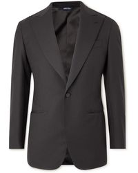Saman Amel - Wool And Mohair-blend Twill Tuxedo Jacket - Lyst