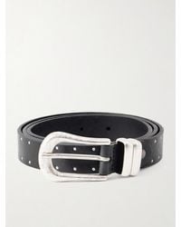 Second Layer - The Doc 2Cm Studded Leather Belt - Lyst