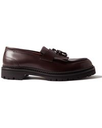 MR P. - Jacques Fringed Tasselled Leather Loafers - Lyst