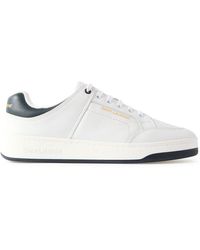 Saint Laurent - Sl/61 Perforated Leather Sneakers - Lyst