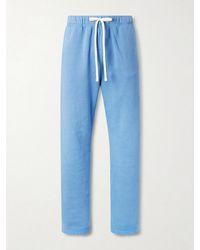 Les Tien - Straight-Leg Garment-Dyed Cotton-Jersey Sweatpants - Lyst