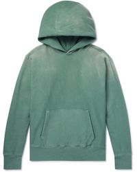 Les Tien - Garment-dyed Cotton-jersey Hoodie - Lyst