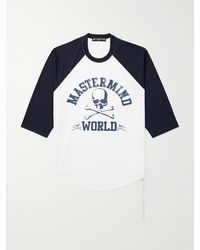 MASTERMIND WORLD - T-shirt in jersey con logo - Lyst