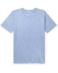 Zimmerli of Switzerland - Filo Di Scozia Cotton And Linen-blend T-shirt - Lyst
