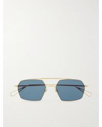Ahlem - Haussmann Aviator-Style-Tone Sunglasses - Lyst