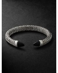 John Hardy - Spear 50 Flex Sterling Onyx Cuff - Lyst