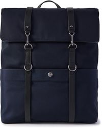 Mismo - M/s Leather-trimmed Ballistic Nylon Backpack - Lyst