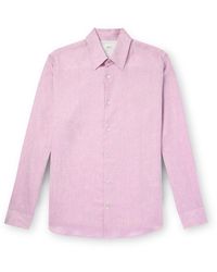 MR P. - Organic Linen-chambray Shirt - Lyst
