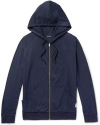 Paul Smith - Slim-fit Cotton-jersey Zip-up Hoodie - Lyst