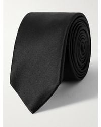 Saint Laurent - 5.5Cm Silk-Satin Tie - Lyst