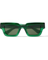 Bottega Veneta - Rectangular-frame Acetate Sunglasses - Lyst