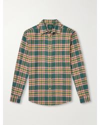 Portuguese Flannel - Olivara Checked Cotton-Flannel Shirt - Lyst