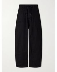 FRIZMWORKS - Wide-Leg Cotton-Twill Trousers - Lyst