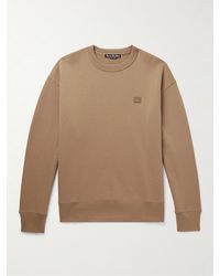 Acne Studios - Fonbar Logo-Appliquéd Cotton-Jersey Sweatshirt - Lyst
