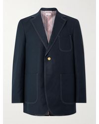 Thom Browne - Cotton And Linen-Blend Blazer - Lyst
