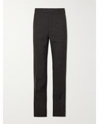 Kingsman - Straight-leg Puppytooth Wool Suit Trousers - Lyst