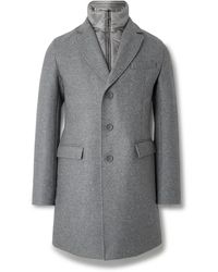Herno - Convertible Padded Wool-Blend And Quilted Shell Coat - Lyst