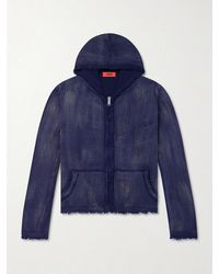 424 - Knitted Cotton Zip-Up Hoodie - Lyst