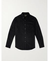 Portuguese Flannel - Lobo 2.0 Button-Down Collar Cotton-Corduroy Shirt - Lyst