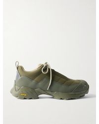 Roa - Katharina Rubber And Leather-trimmed Cordura® Hiking Sneakers - Lyst