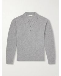 FRAME - Wool Polo Sweater - Lyst